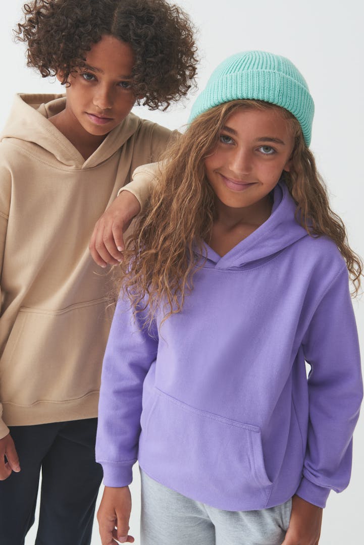 Dru, Double-face jersey hoodie for kids (8-14 years)