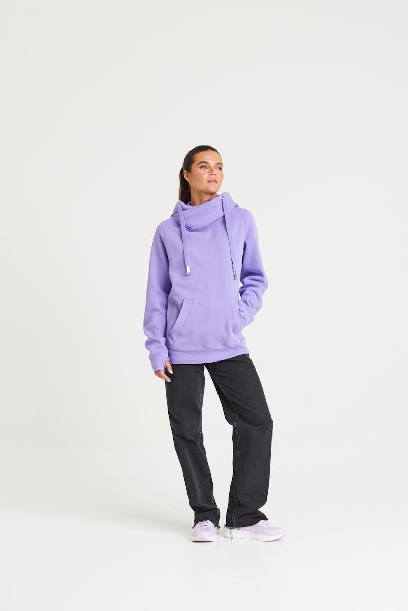 Cross Neck Hoodie